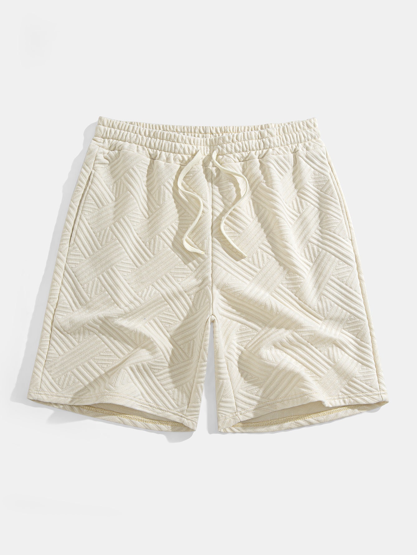 Striped Jacquard T-Shirt & Shorts Set