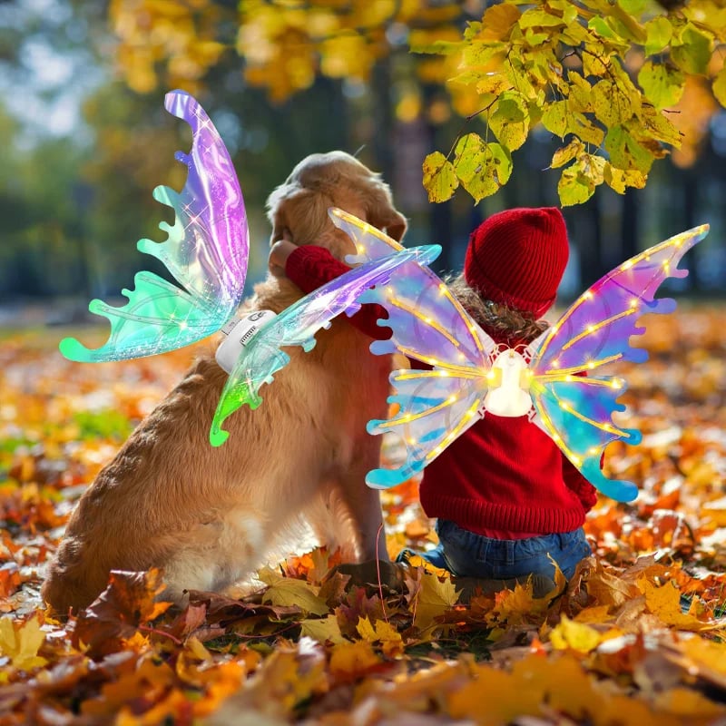 Glowing LED Butterfly Fairy Wings
