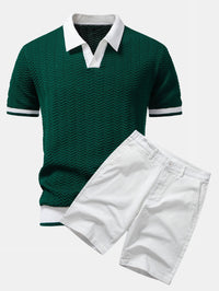 darkgreen & white